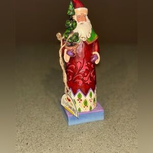 Jim Shore Heartwood Creek 2008 Santa Figurine • 8” Christmas Vintage